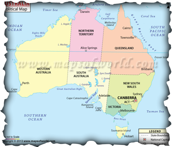 Political Map - Online World Atlas - Appleby 7
